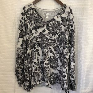 Croft & Barrow Plus-Sized Long Sleeved Sweater